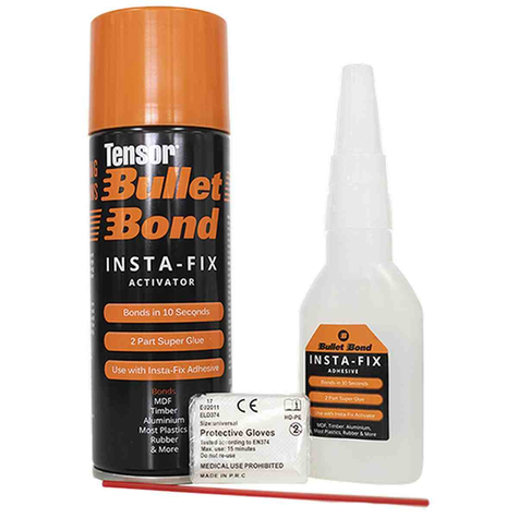 Adhesive Bullet Bond Instagfix 2Prt Super Glue Kit | Lincoln Sentry